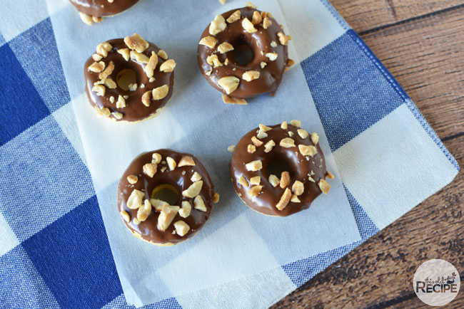 Easy Baked Nutella Mini Donuts